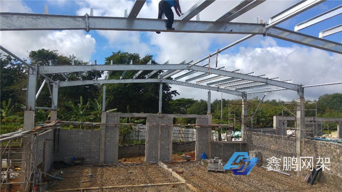 毛里求斯倉庫施工現場